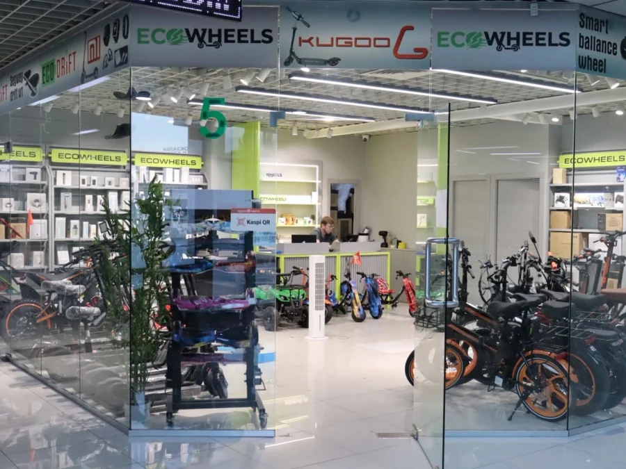 Вход в магазин EcoWheels, бутик 5